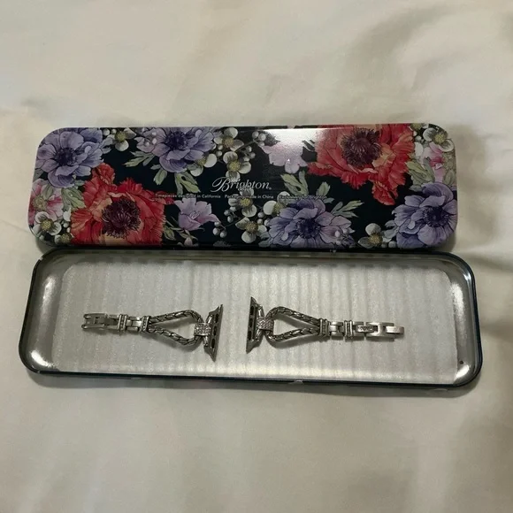 Brighton Meridian Silver Watch Band - Picture 2 of 3